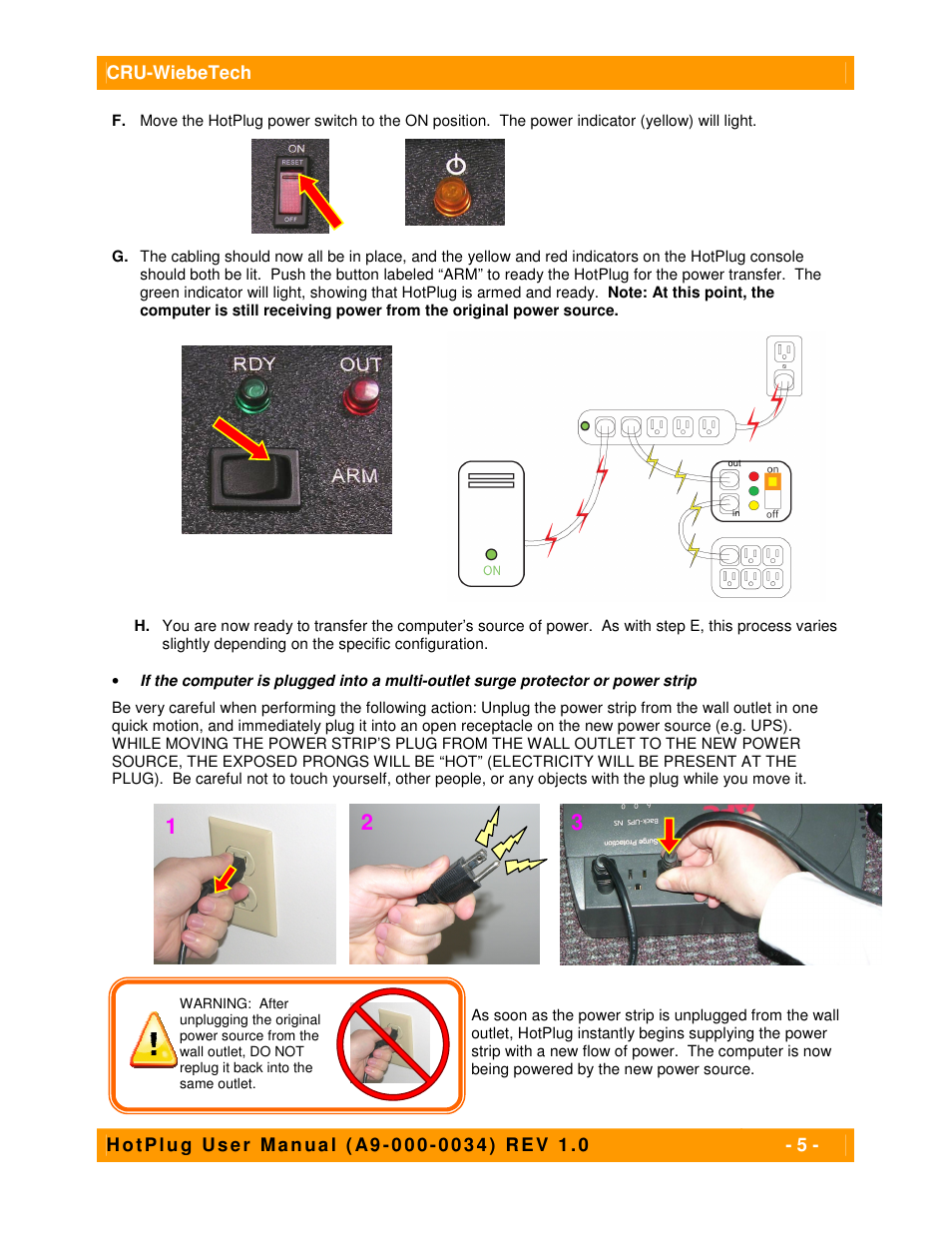 CRU HotPlug Field Kit User Manual | Page 5 / 9