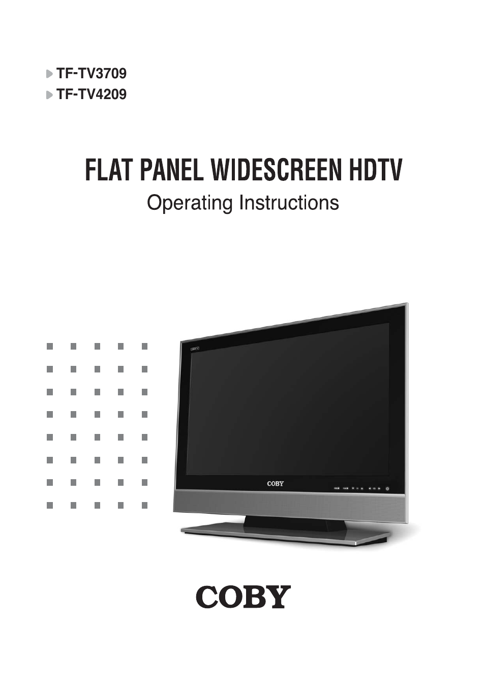 COBY electronic TF-TV3709 User Manual | 44 pages
