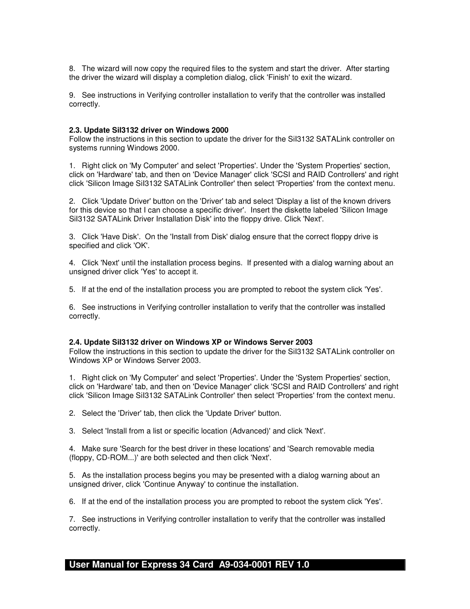 CRU TeraCard E34-2S User Manual | Page 3 / 4