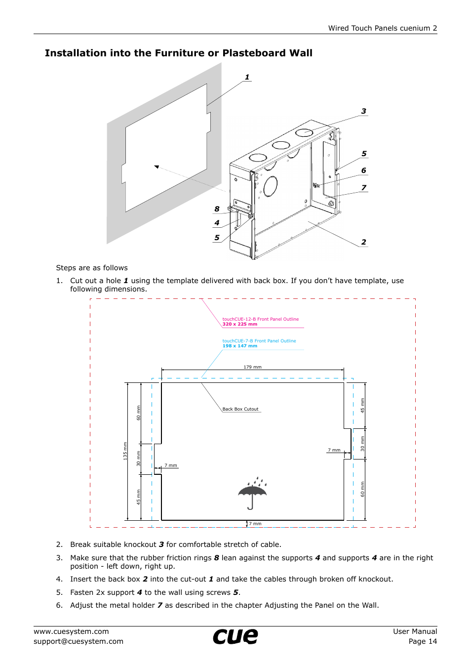 CUE cuenium2 User Manual | Page 14 / 42