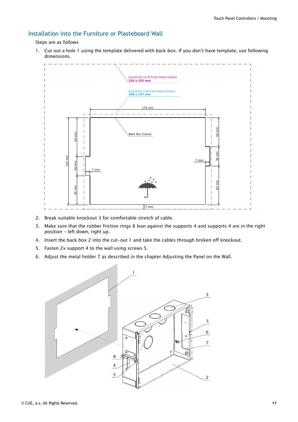 CUE uniCUE User Manual | Page 11 / 44