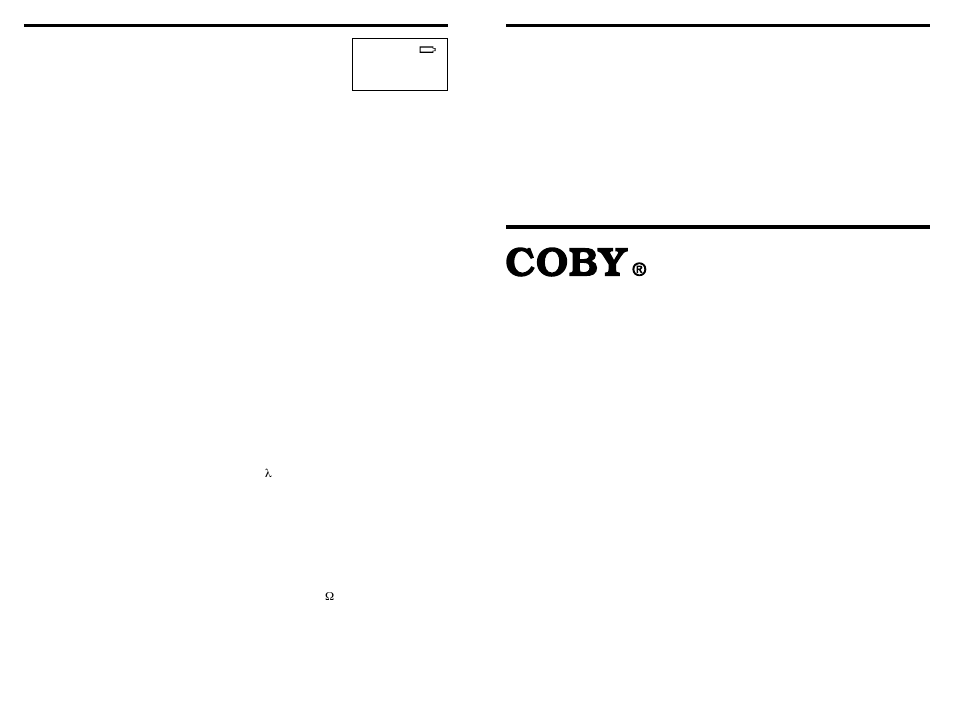 90 day limited warranty | COBY electronic MPCD900 User Manual | Page 8 / 8