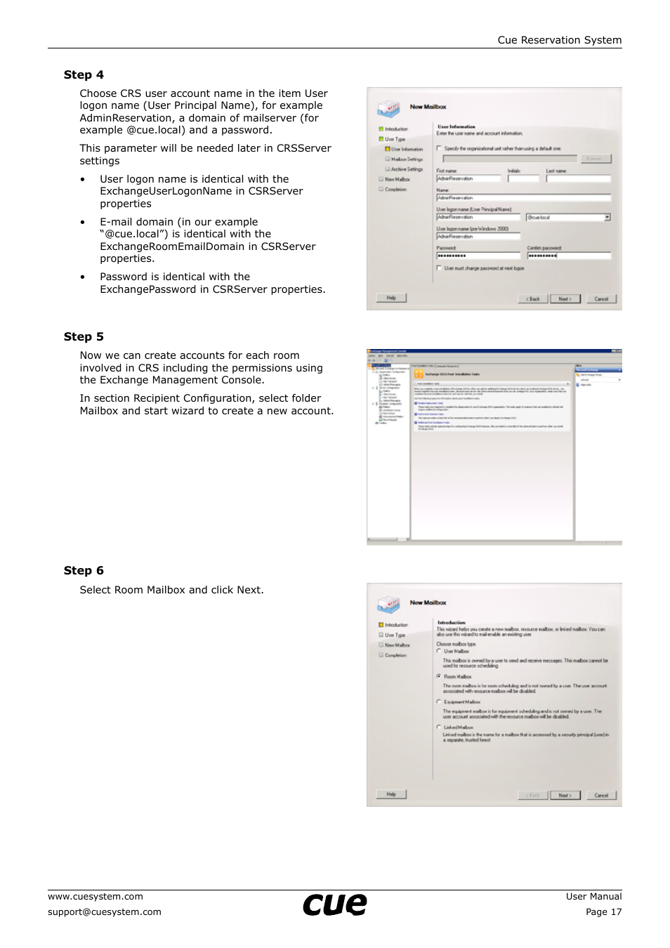 CUE Reservation System User Manual | Page 17 / 33