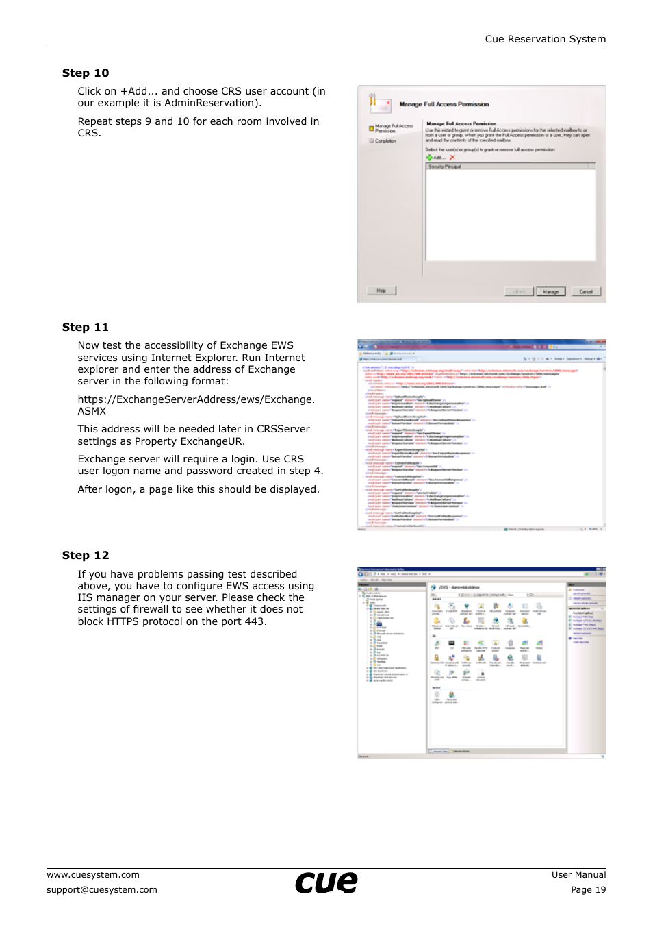 CUE Reservation System User Manual | Page 19 / 33