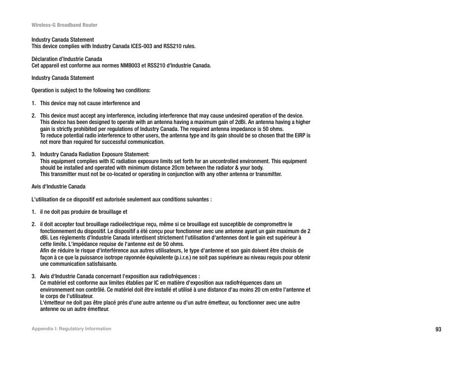 CUE Wi-Fi Access Point WRT54GL User Manual | Page 101 / 107