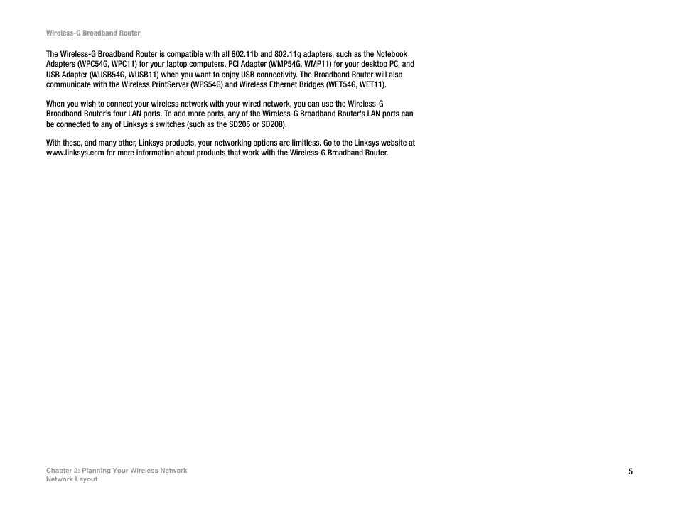 CUE Wi-Fi Access Point WRT54GL User Manual | Page 13 / 107