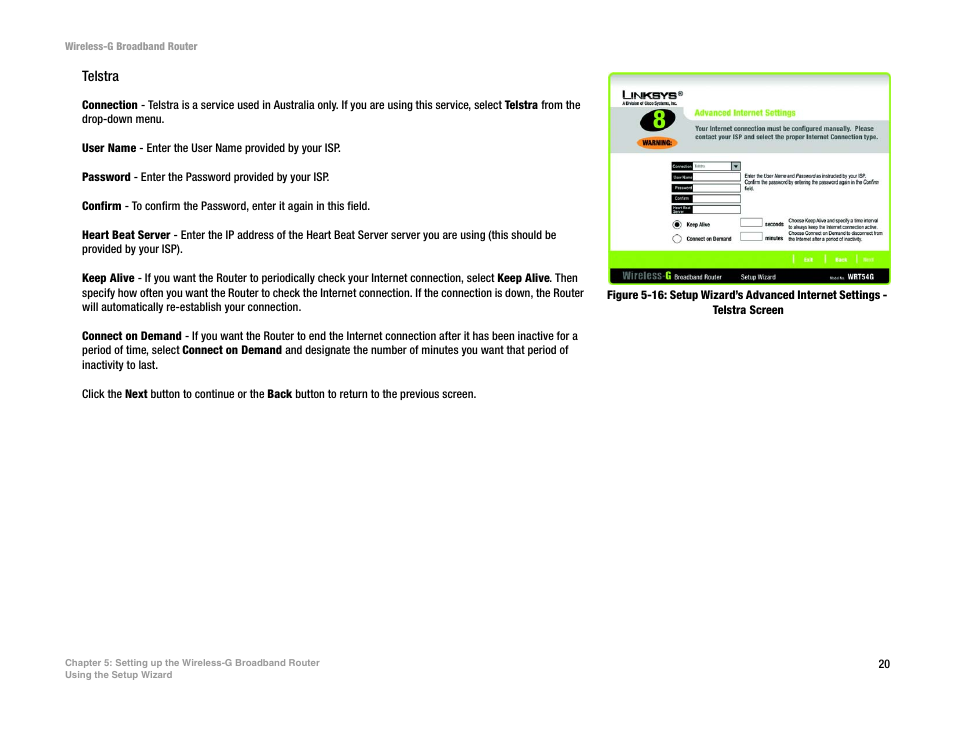 CUE Wi-Fi Access Point WRT54GL User Manual | Page 28 / 107