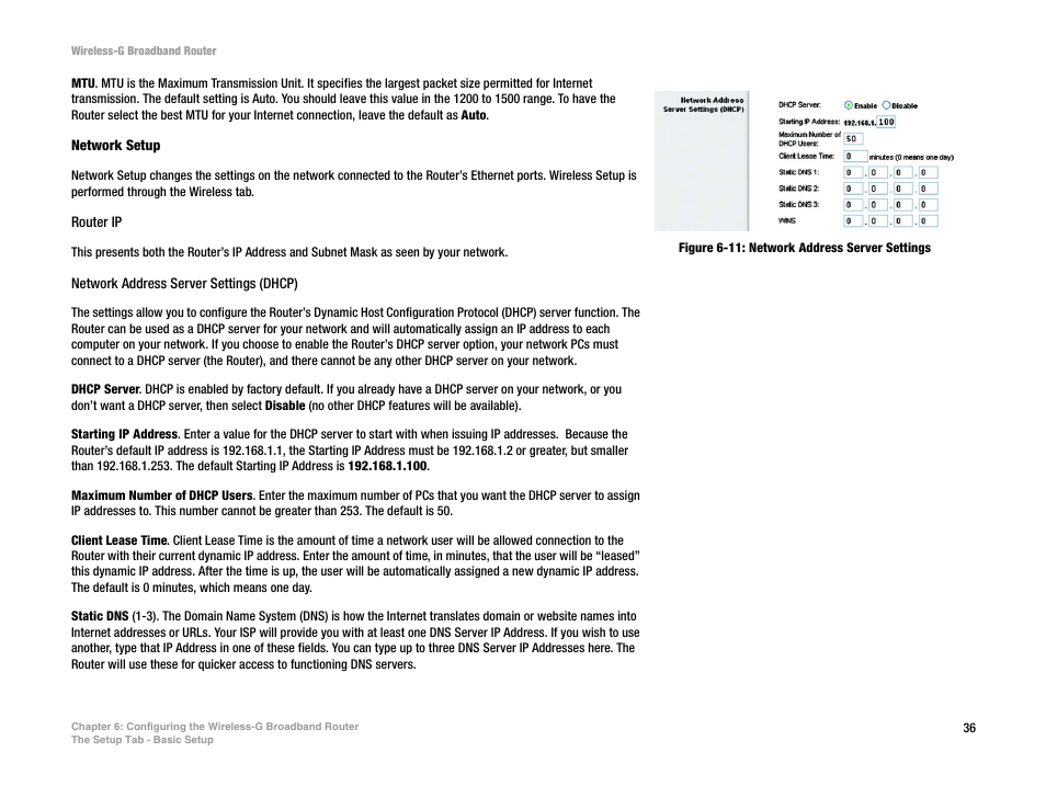 CUE Wi-Fi Access Point WRT54GL User Manual | Page 44 / 107