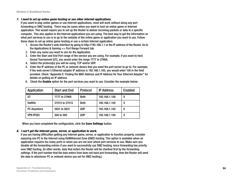 CUE Wi-Fi Access Point WRT54GL User Manual | Page 72 / 107