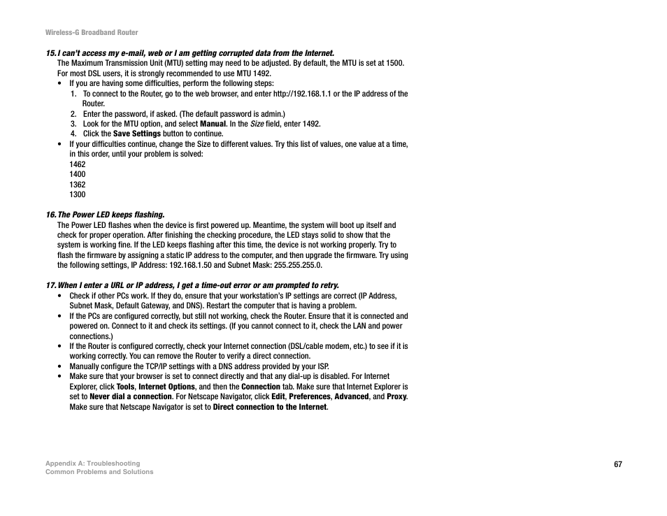 CUE Wi-Fi Access Point WRT54GL User Manual | Page 75 / 107
