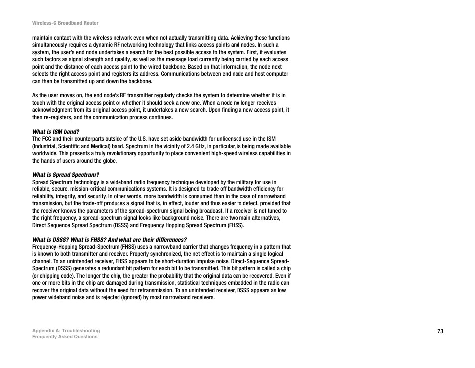 CUE Wi-Fi Access Point WRT54GL User Manual | Page 81 / 107