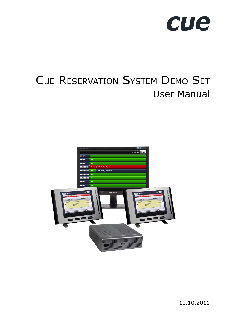 CUE CRS DemoSet User Manual | 12 pages