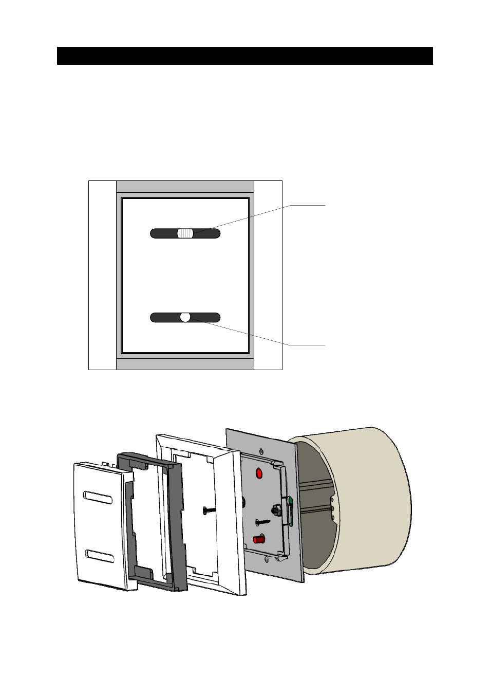 Description, Sensorcue-w front view | CUE sensorCUE-W User Manual | Page 5 / 14
