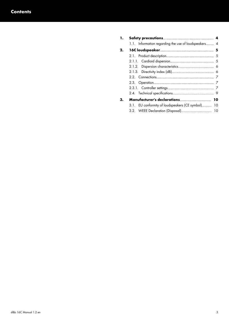 d&b 16C User Manual | Page 3 / 12