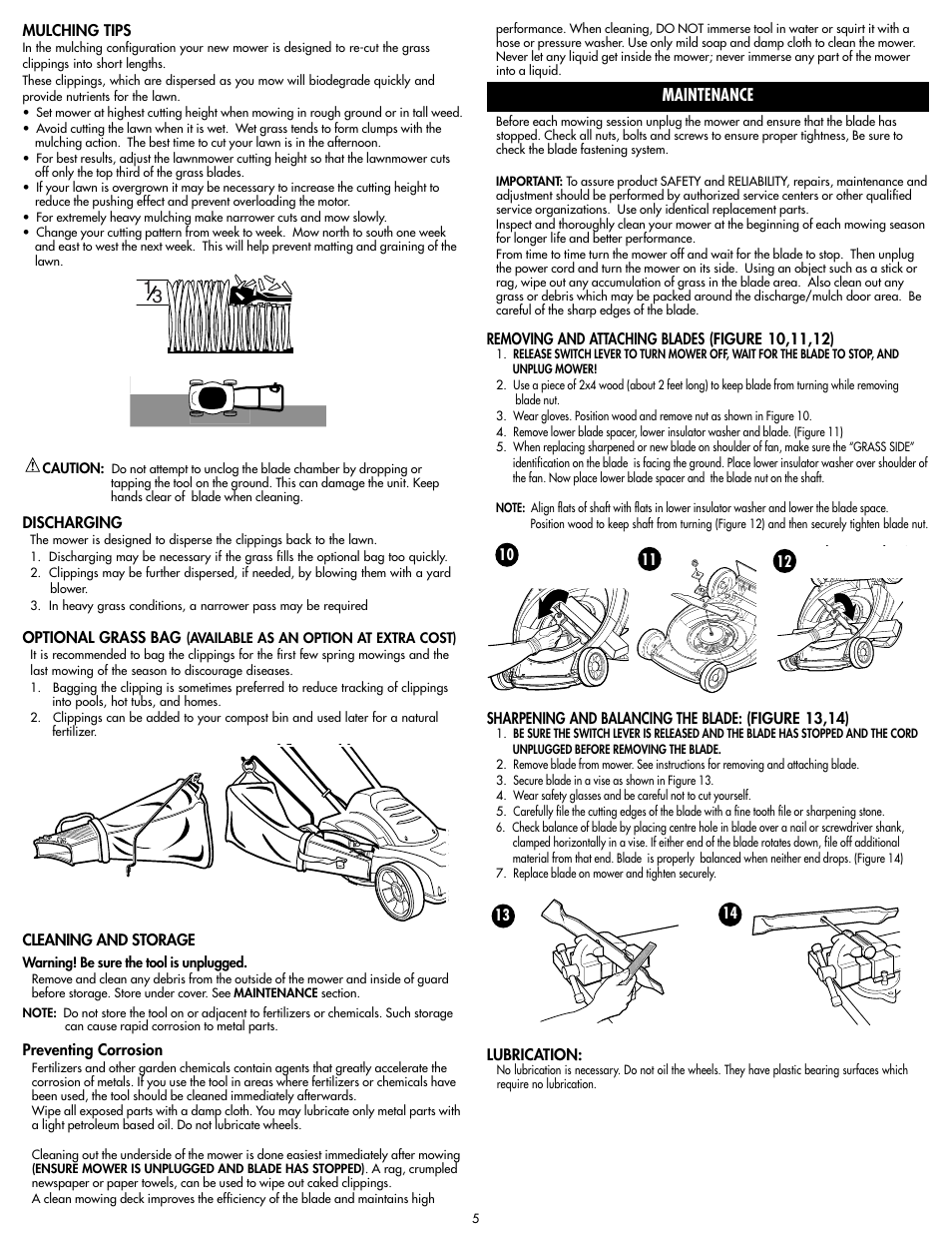 Maintenance | Black & Decker MM675 User Manual | Page 5 / 20