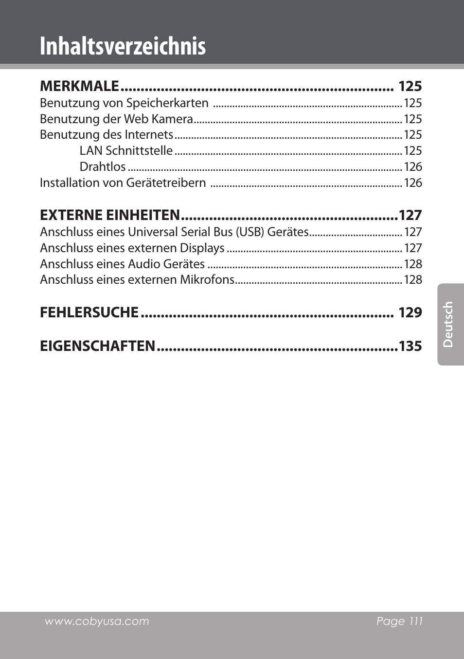 COBY electronic NBPC1220 User Manual | Page 111 / 136