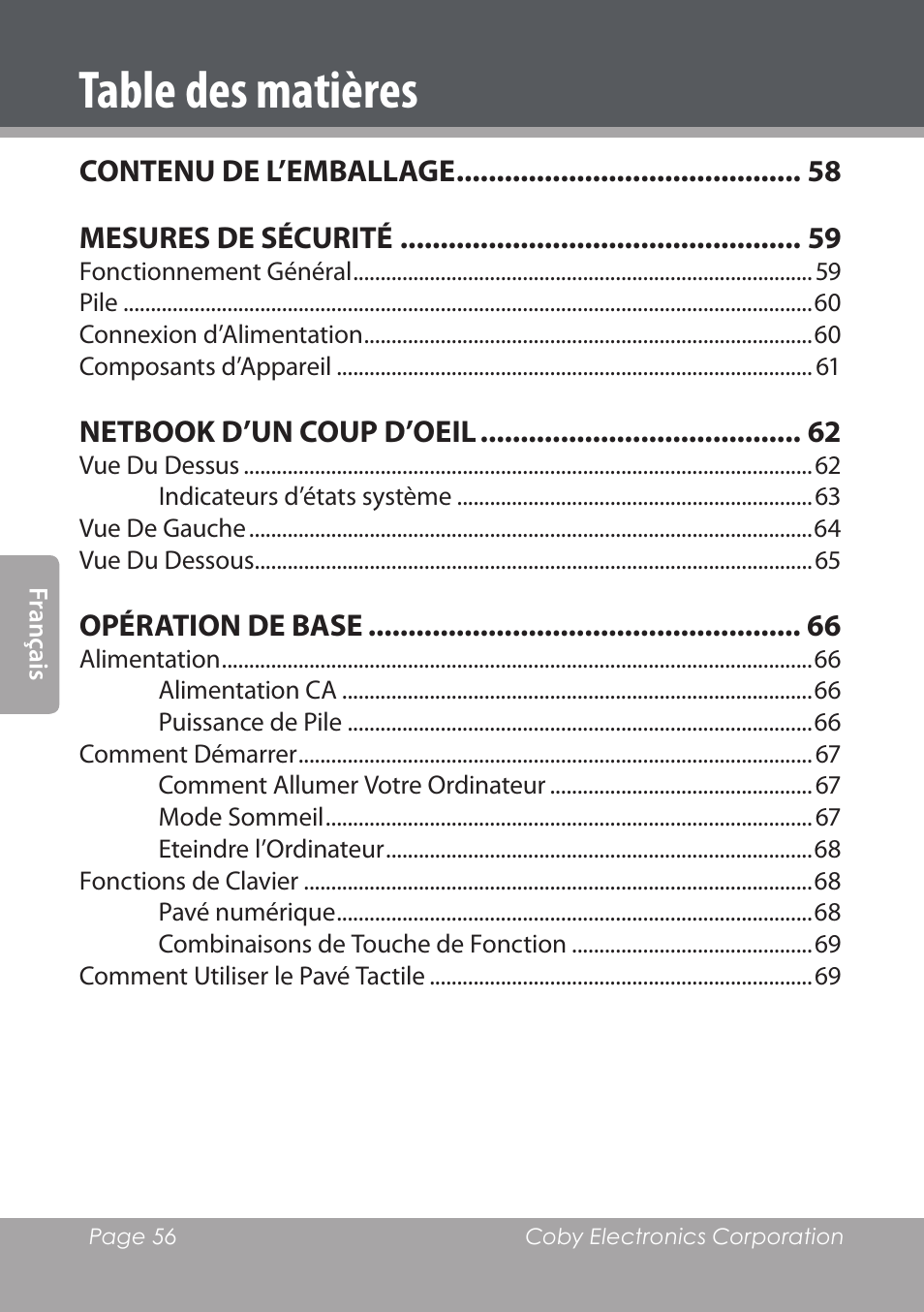 COBY electronic NBPC1220 User Manual | Page 56 / 136