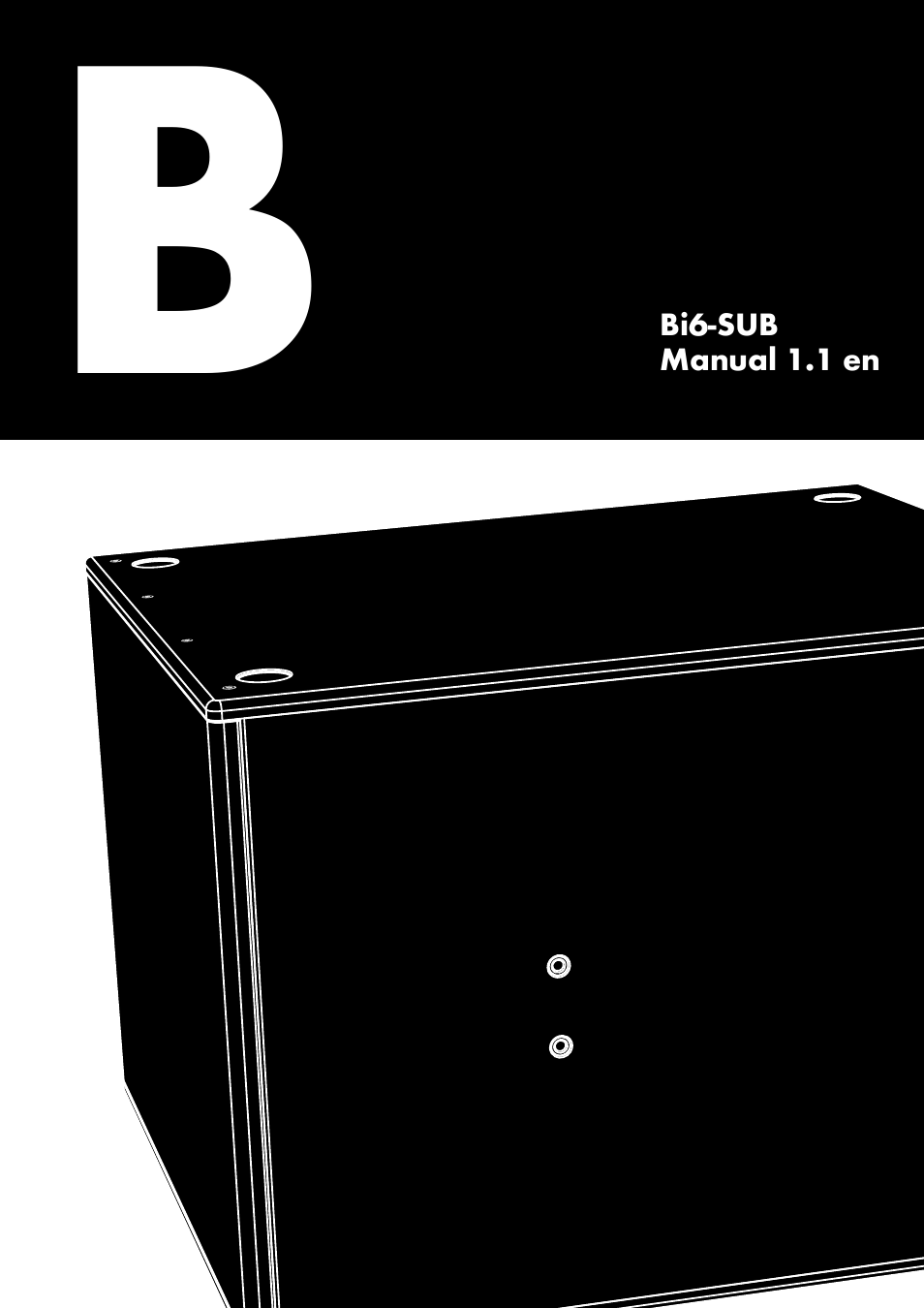 d&b Bi6-SUB User Manual | 10 pages