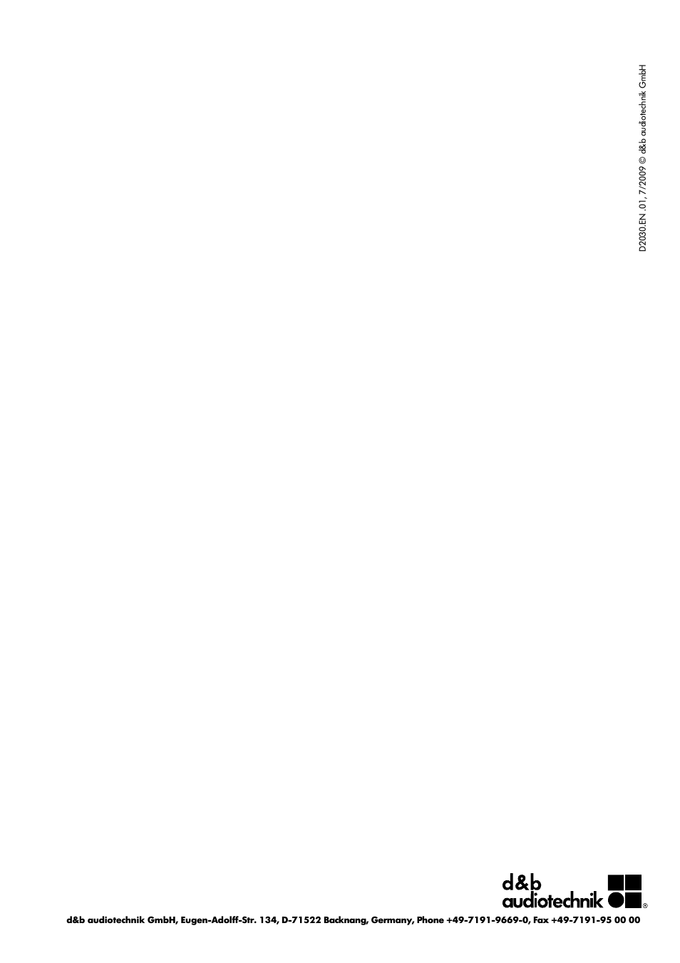 d&b E8 User Manual | Page 10 / 10