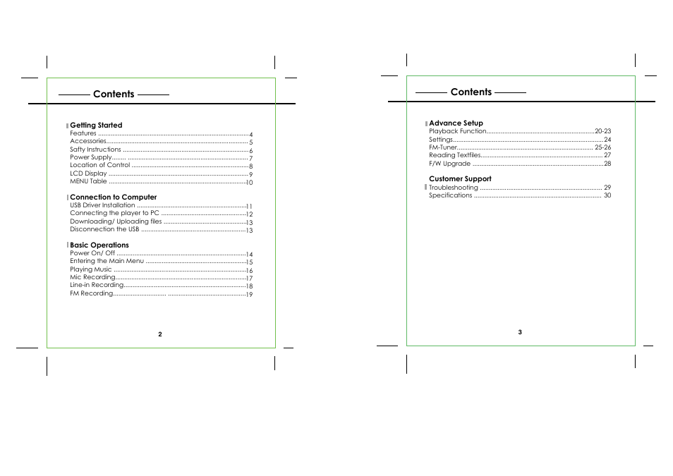 COBY electronic MPC941 User Manual | Page 2 / 17