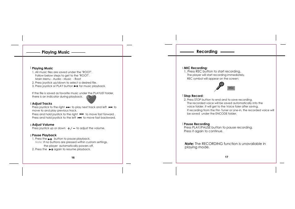COBY electronic MPC941 User Manual | Page 9 / 17