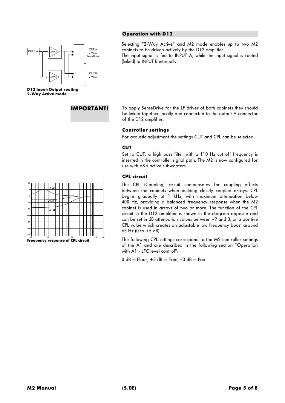 Important | d&b M2 User Manual | Page 5 / 8