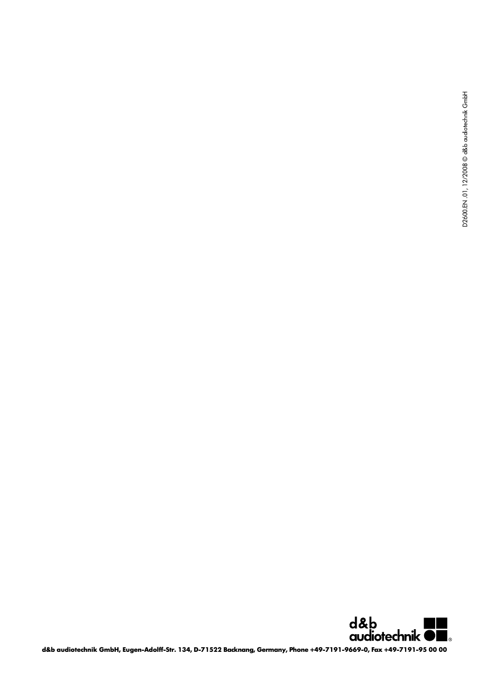 d&b T10 User Manual | Page 10 / 10