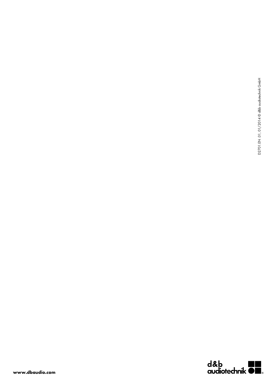 d&b V-SUB User Manual | Page 9 / 9