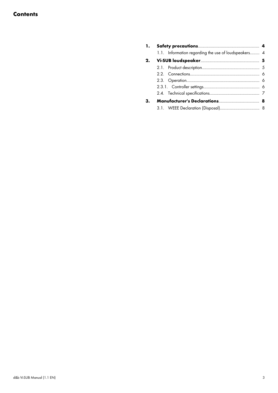 d&b Vi-SUB User Manual | Page 3 / 9
