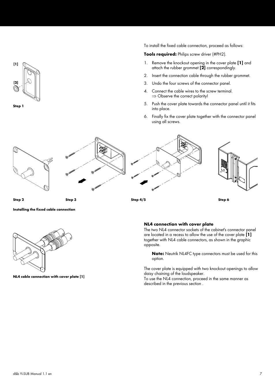 d&b Yi-SUB User Manual | Page 7 / 12