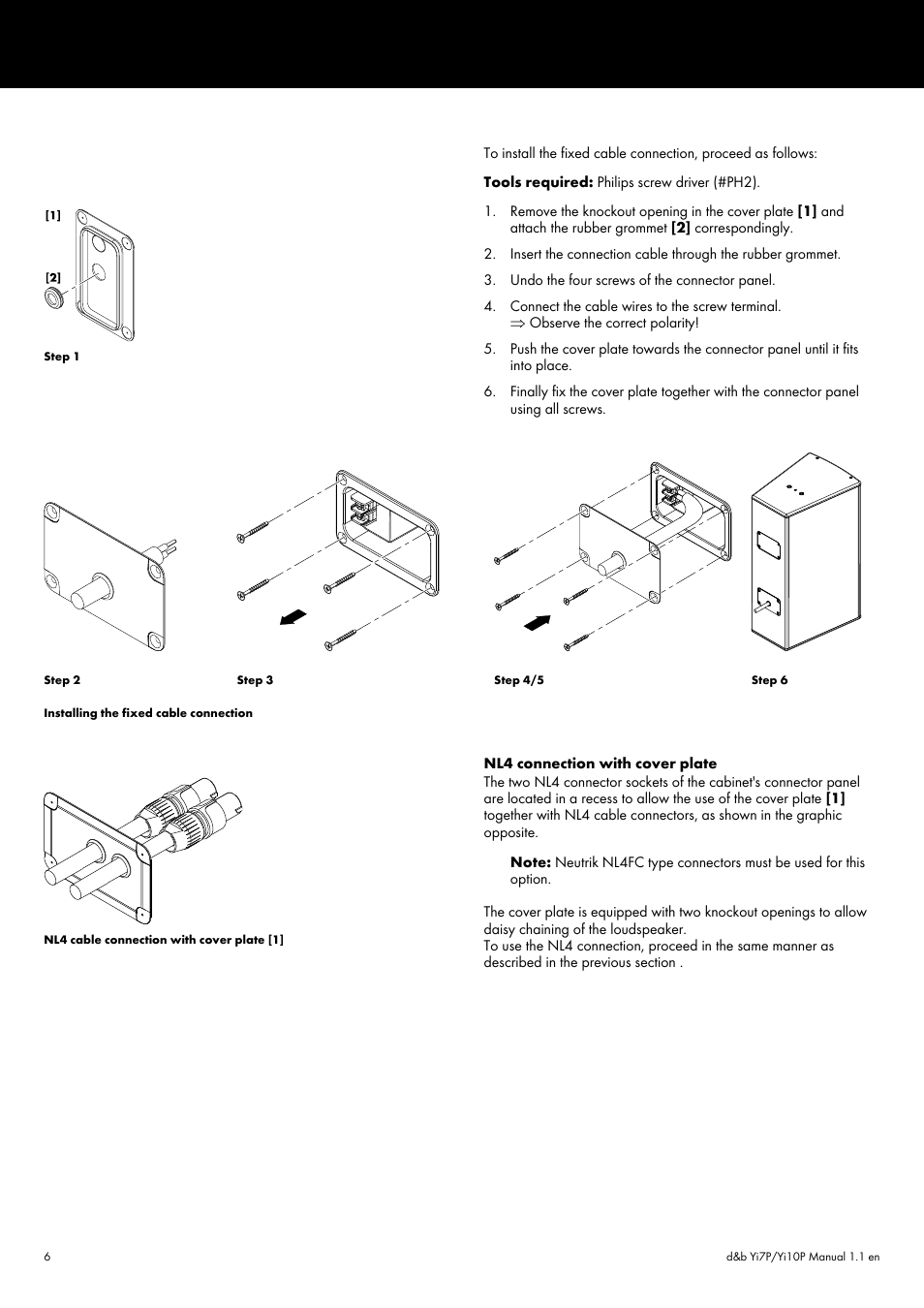 d&b Yi7P User Manual | Page 6 / 12