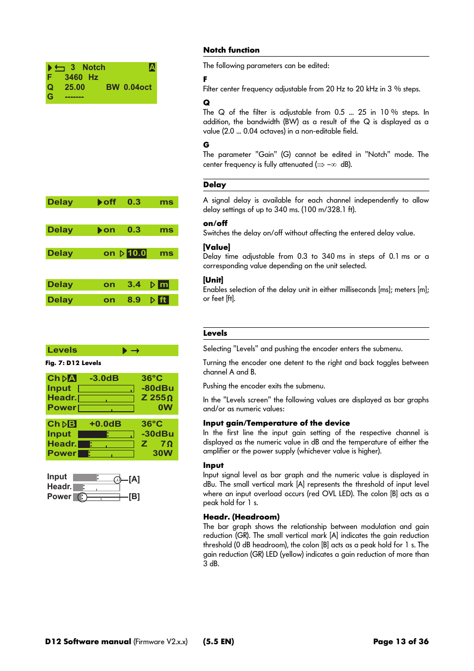 d&b D12 Software User Manual | Page 13 / 36