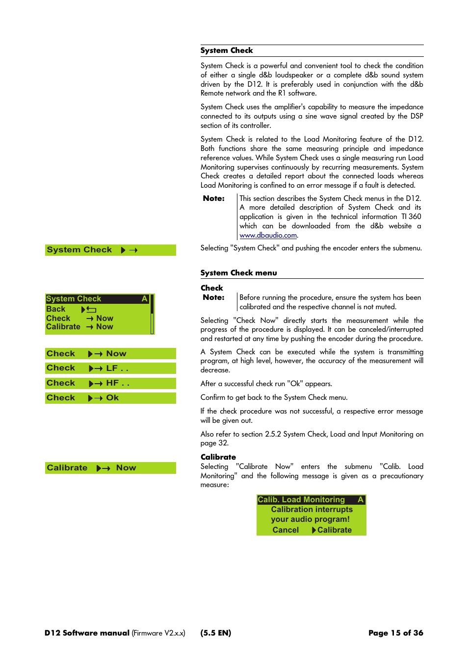 d&b D12 Software User Manual | Page 15 / 36