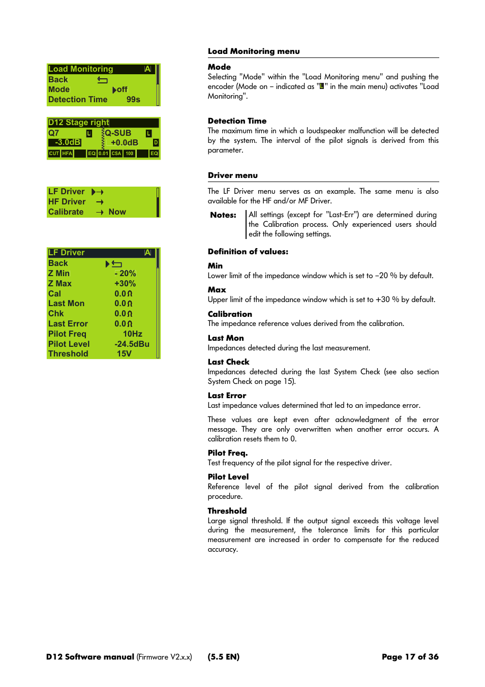 d&b D12 Software User Manual | Page 17 / 36