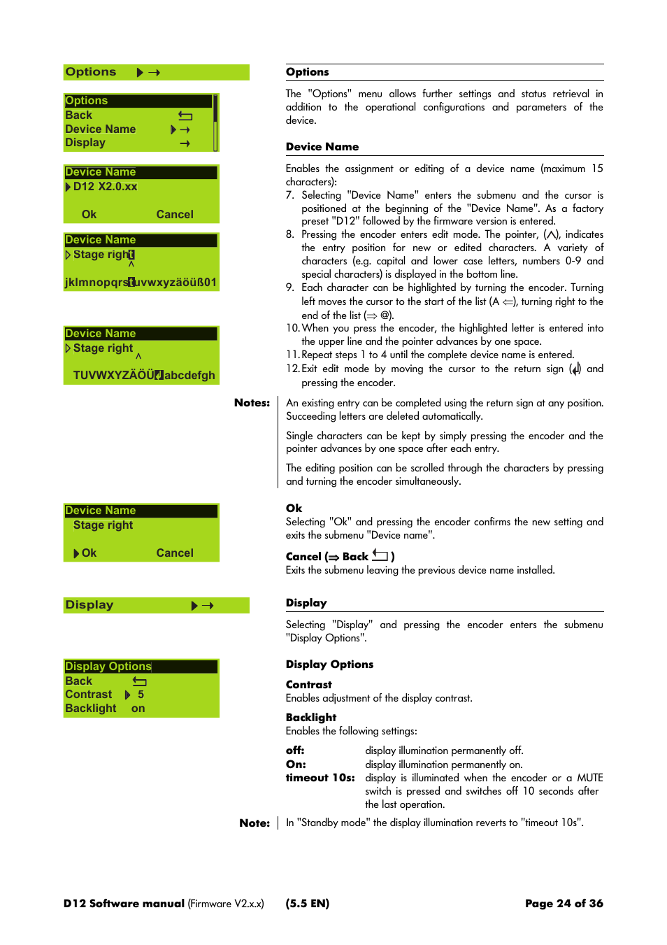 d&b D12 Software User Manual | Page 24 / 36