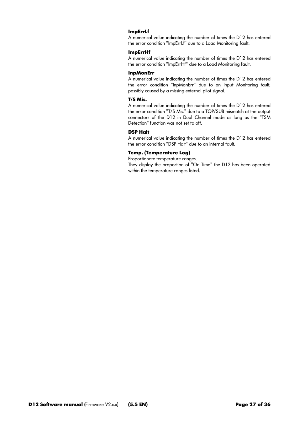 d&b D12 Software User Manual | Page 27 / 36