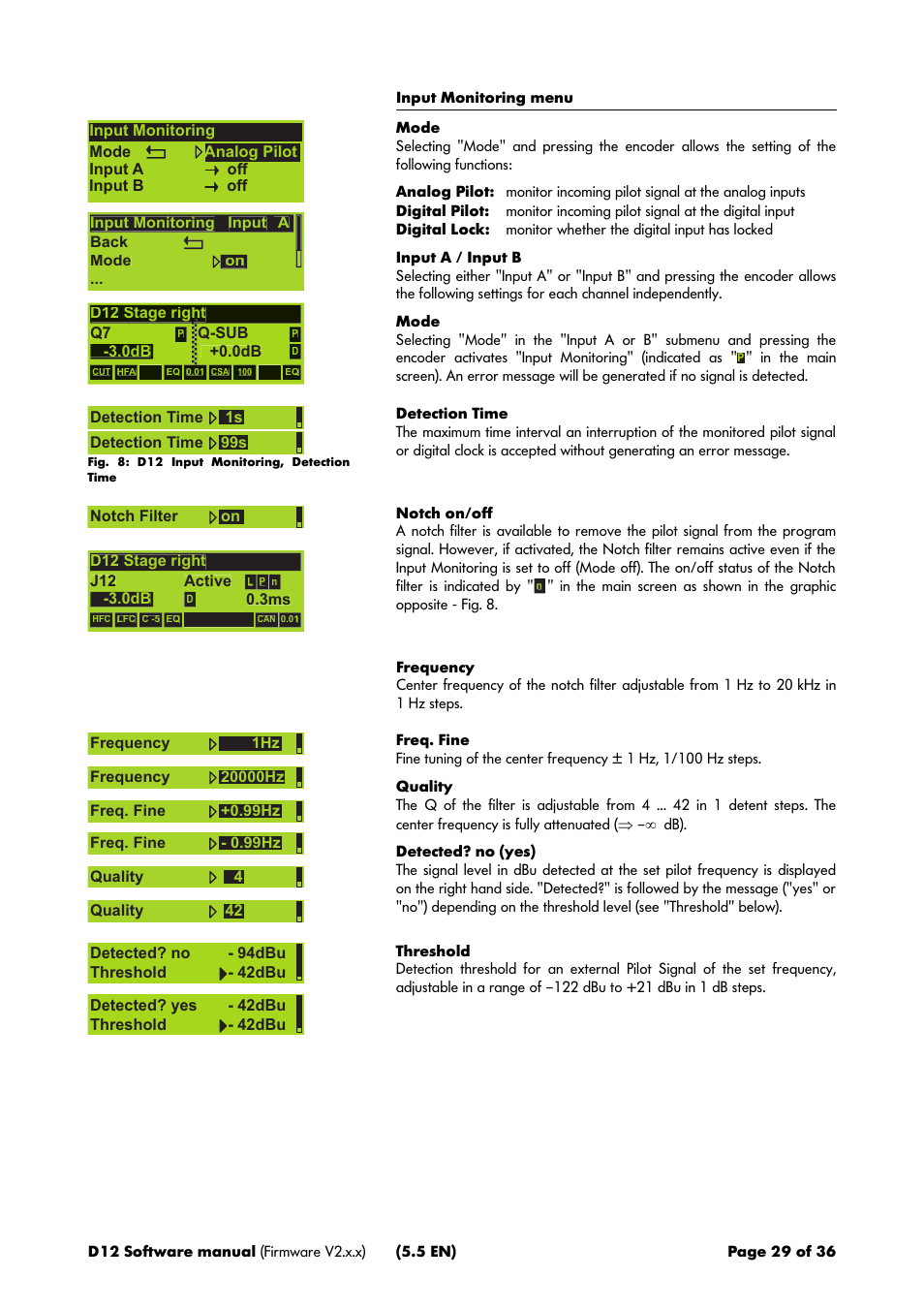 d&b D12 Software User Manual | Page 29 / 36