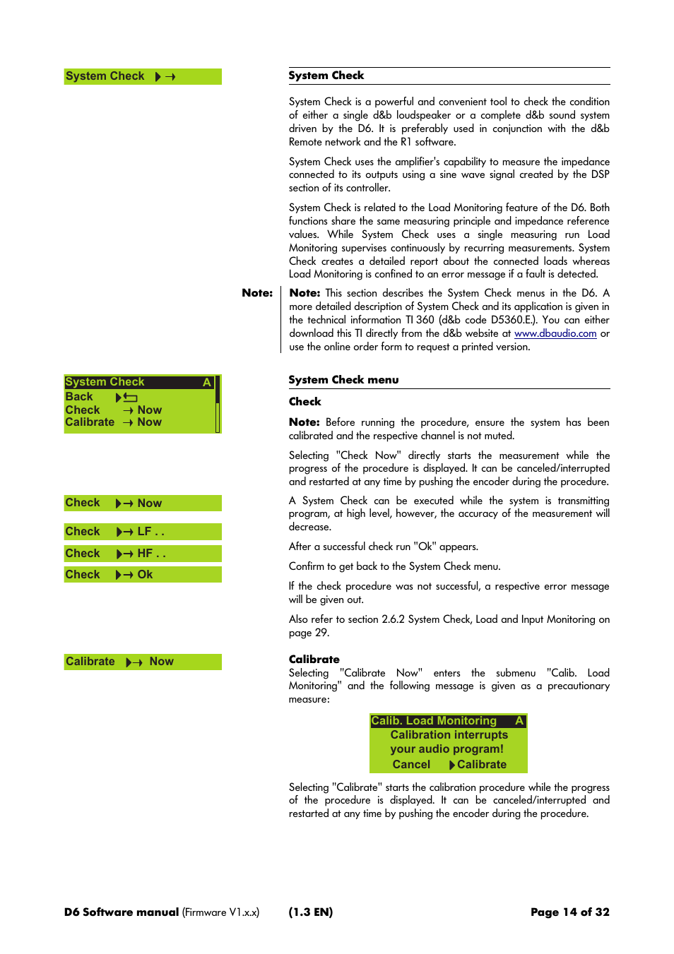 d&b D6 Software User Manual | Page 14 / 32