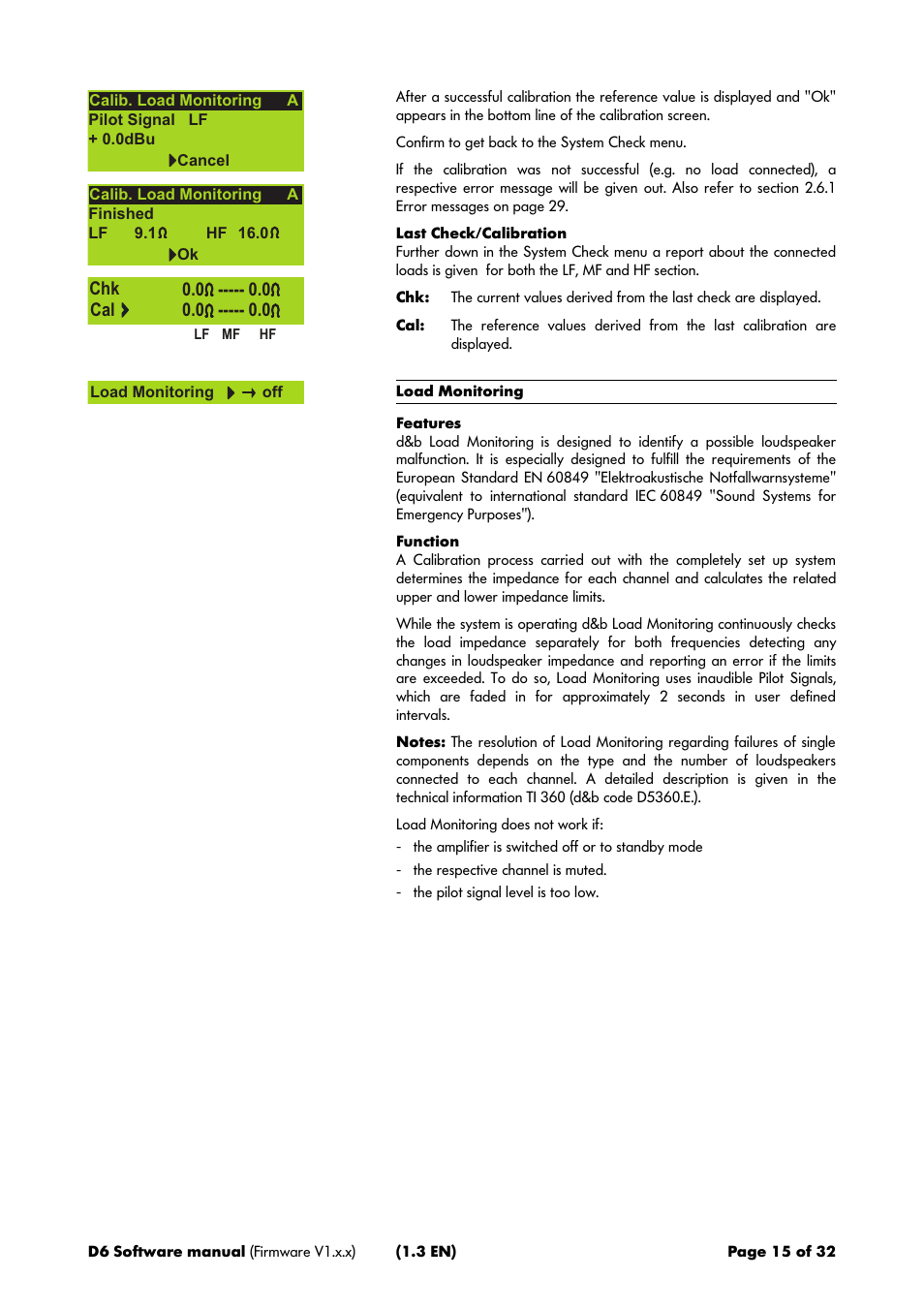 d&b D6 Software User Manual | Page 15 / 32