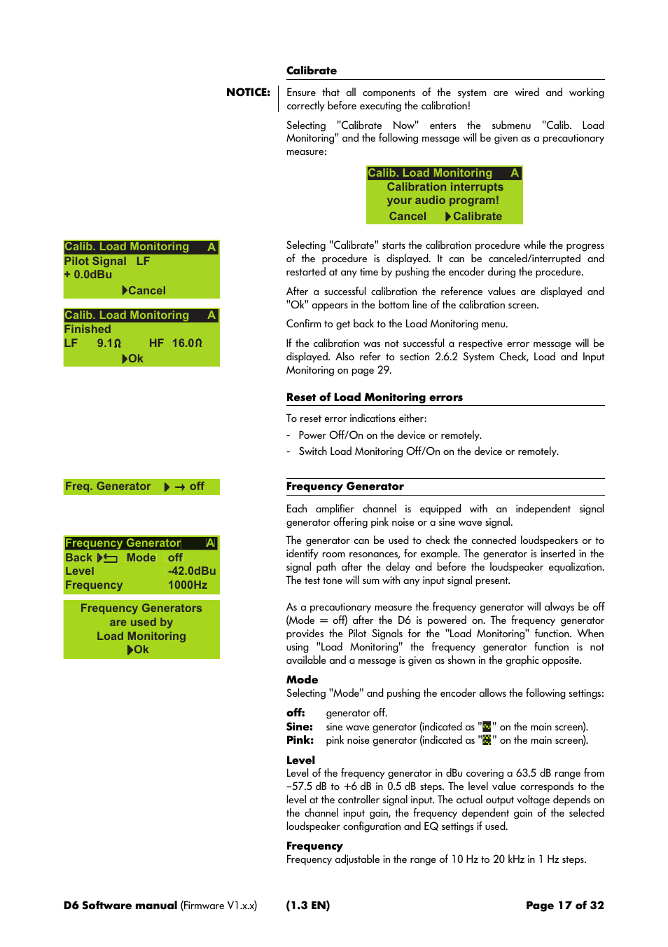 d&b D6 Software User Manual | Page 17 / 32