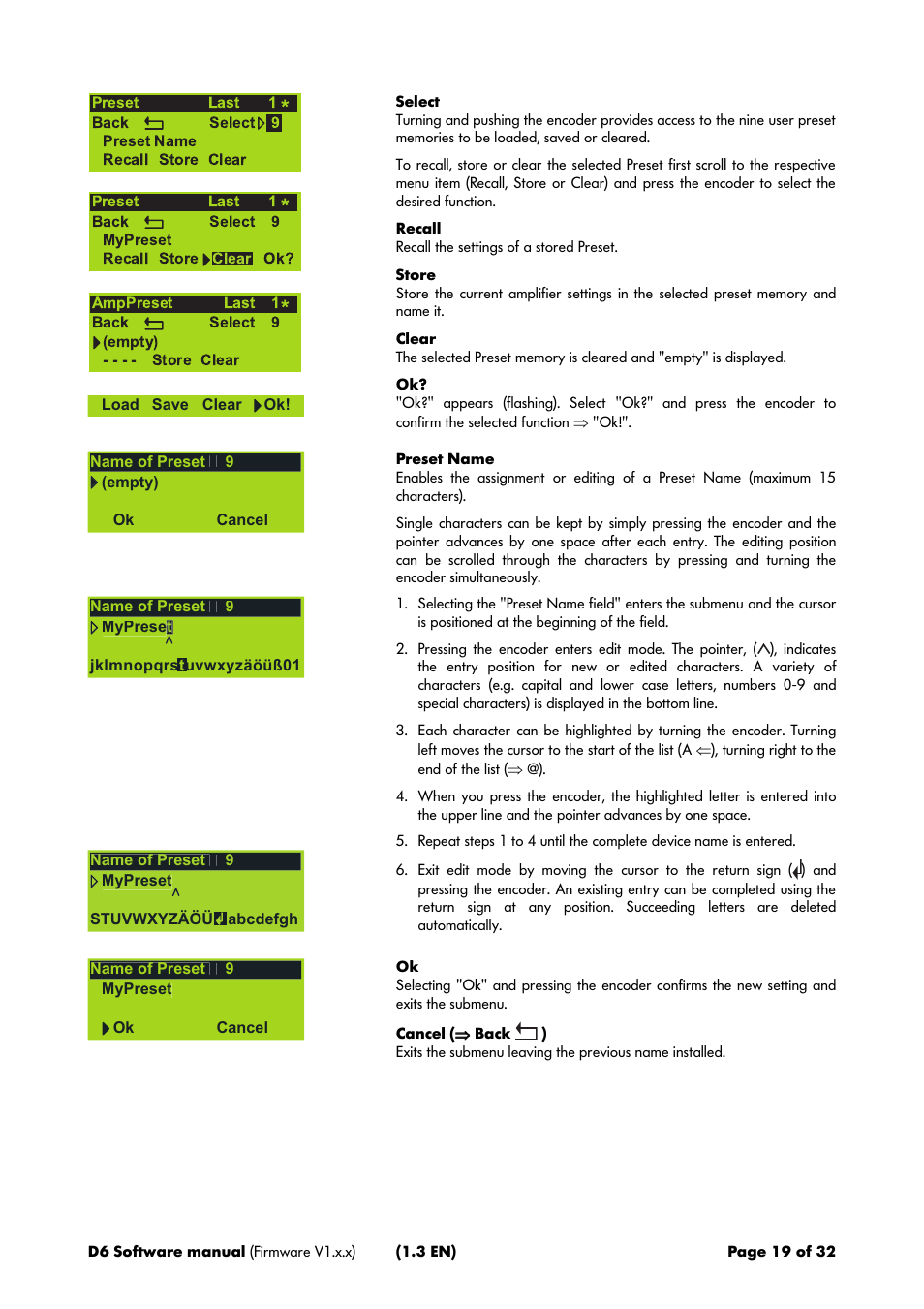 d&b D6 Software User Manual | Page 19 / 32