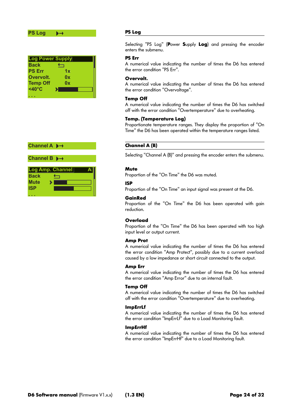 d&b D6 Software User Manual | Page 24 / 32
