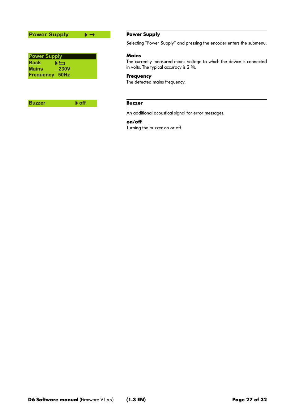 d&b D6 Software User Manual | Page 27 / 32