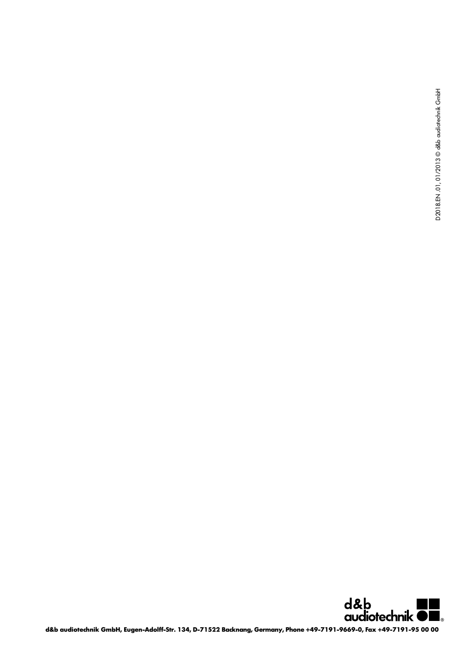 d&b D6 Software User Manual | Page 32 / 32