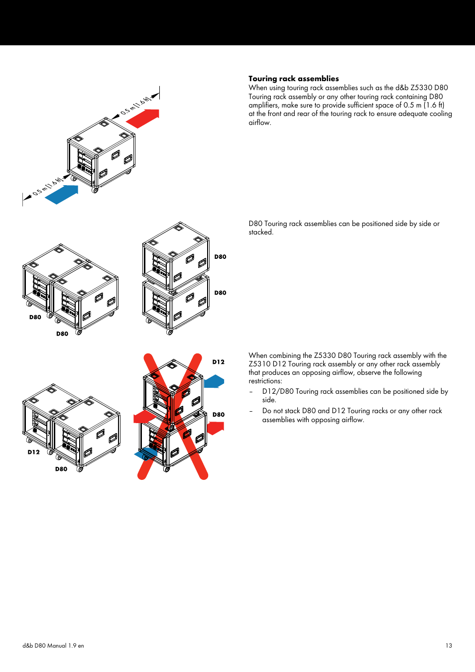 d&b D80 User Manual | Page 13 / 84