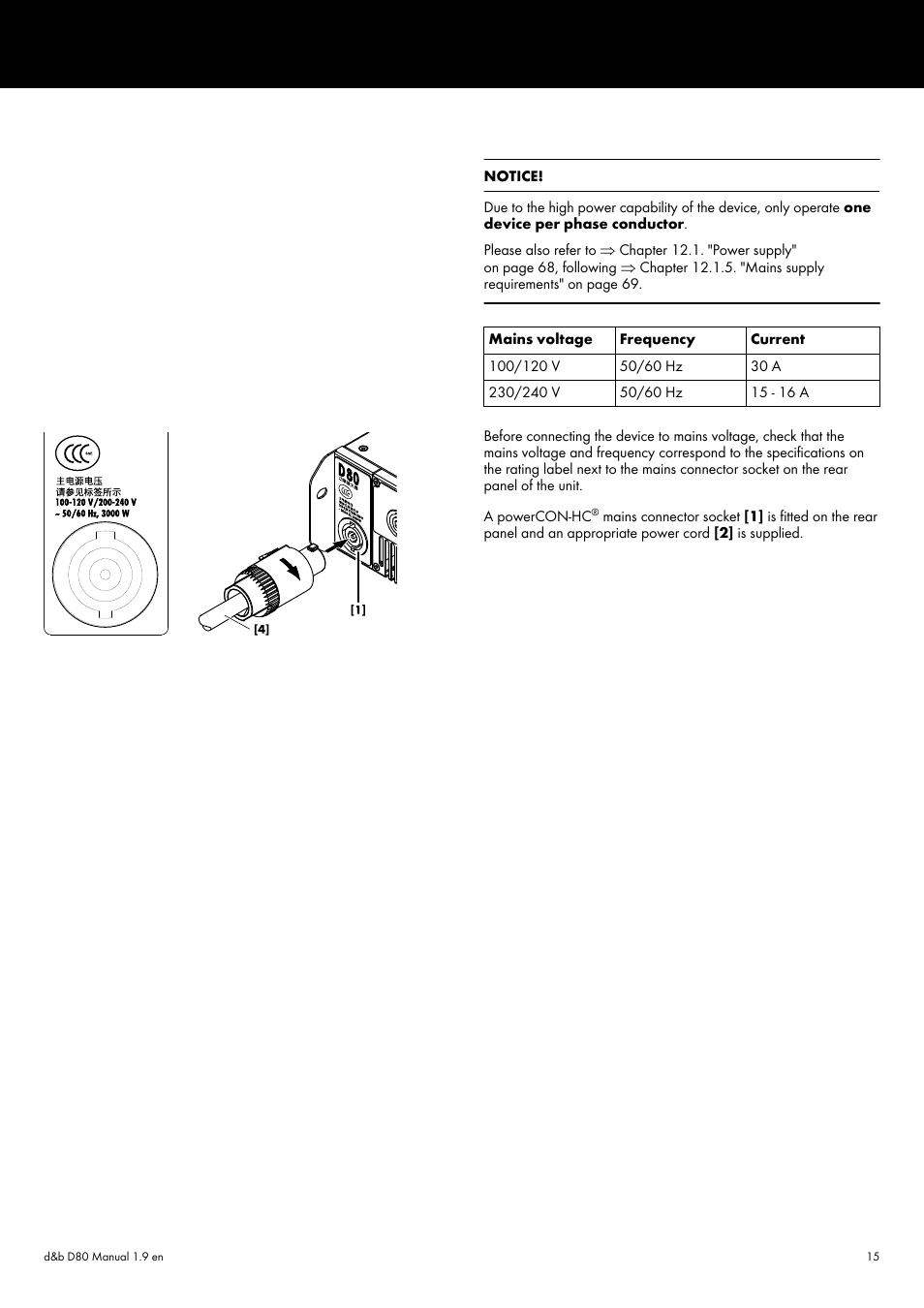 d&b D80 User Manual | Page 15 / 84
