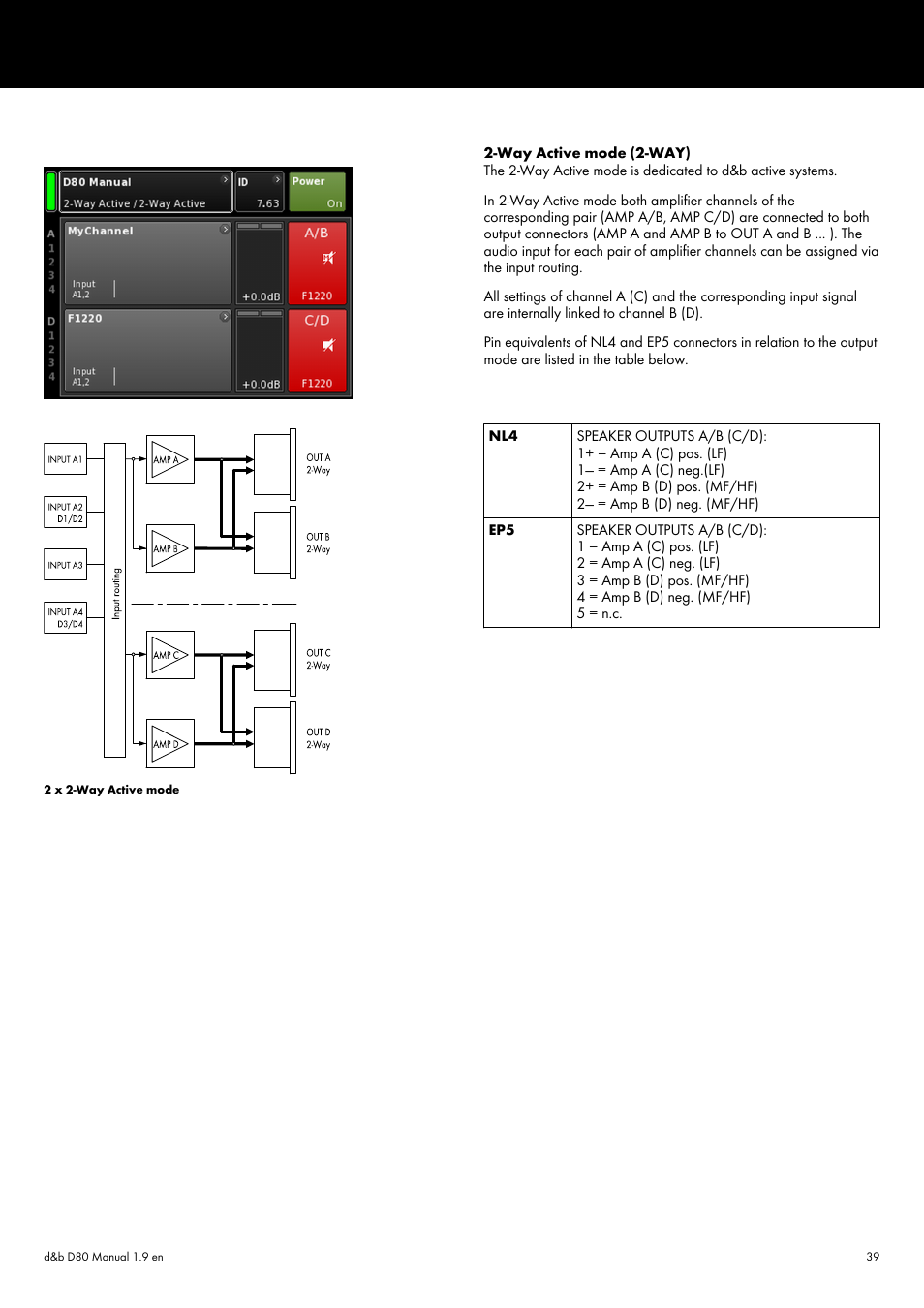 d&b D80 User Manual | Page 39 / 84