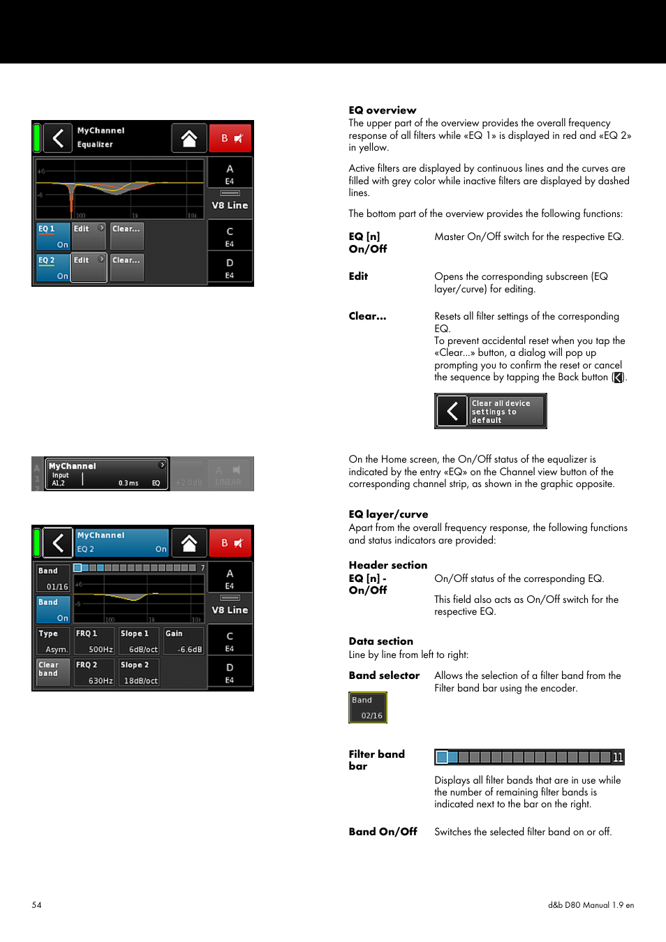 d&b D80 User Manual | Page 54 / 84