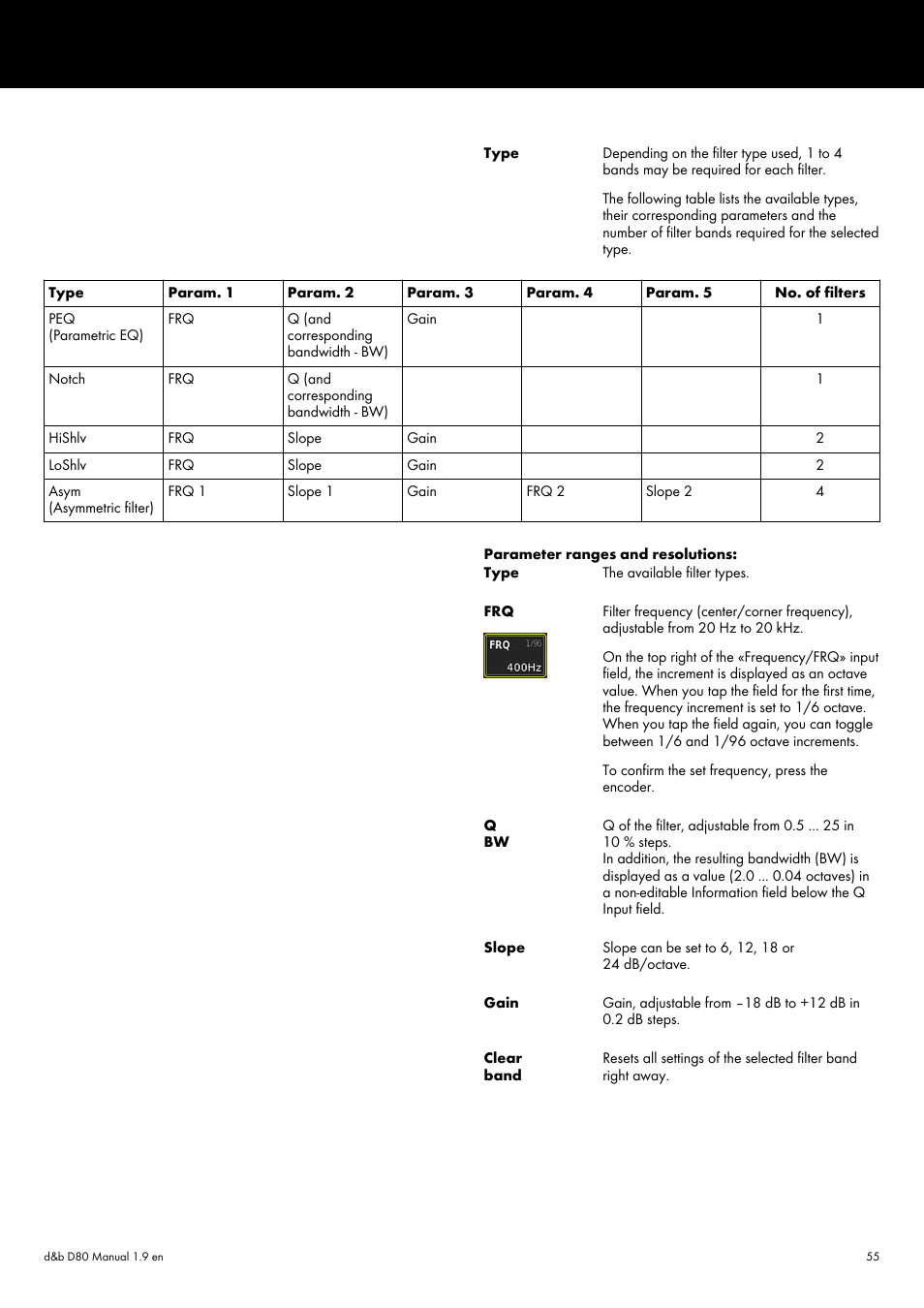 d&b D80 User Manual | Page 55 / 84