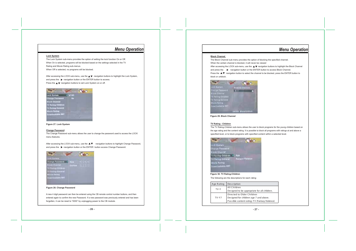 Menu operation | COBY electronic DTV-102 User Manual | Page 15 / 18